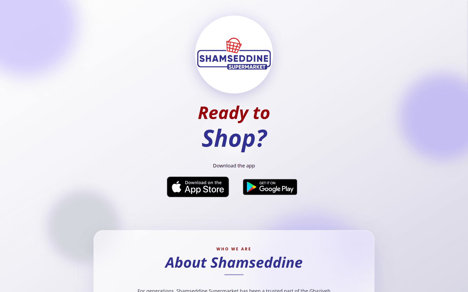 SuperMarket Shamseddine